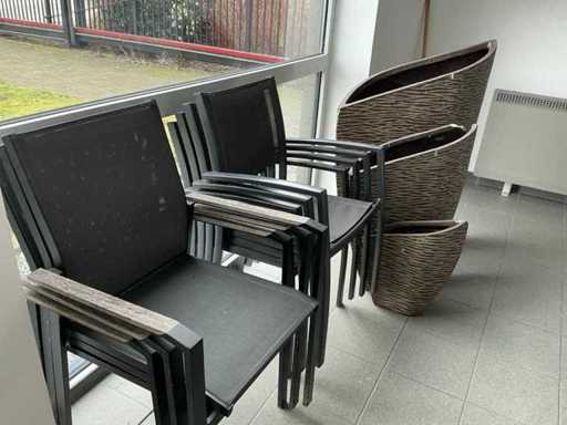 Stapelbare terrasstoel (7x)