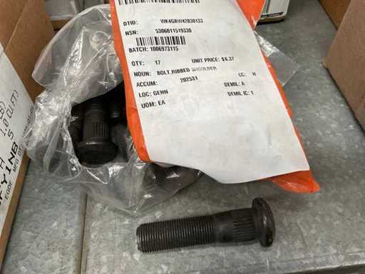 Ribbed shoulder bolt (17x)