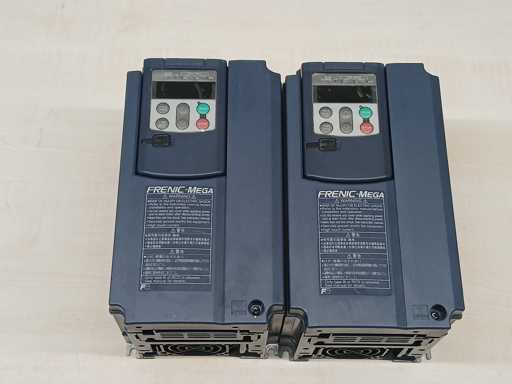 FUJI ELECTRIC FRENIC-MEGA FRN3.7G1E-4J Fuji Electric FRENIC-MEGA FRN3.7G1E-4J frequentieomvormers – 2 eenheden
