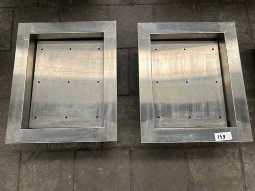 Bufet și tavă de prezentare / Tavă cu gheață zdrobită (2x)