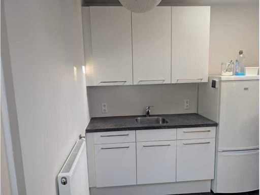 Straight Kitchen with Franke sink and Grohe faucet