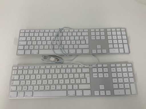 Apple - Przewodowa klawiatura USB Magic AZERTY z klawiatur? numeryczn? (2x)