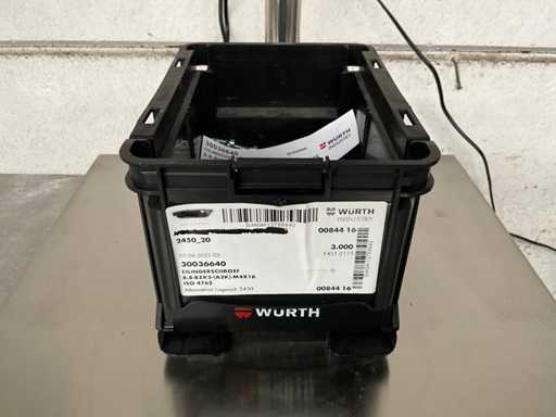 Würth 4.35 kg Cylindrical screw M4 x 16 in stackable container