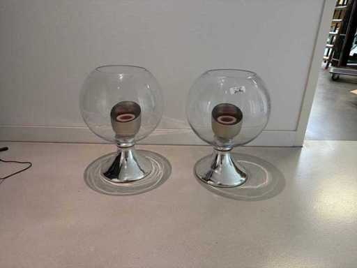 Dekorative Kerzen in der Schale (2x)