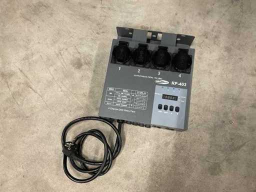Showtec RP-403 pacchetto relè DMX a 4 canali