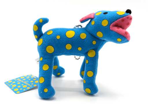 Yayoi Kusama - Plush Tocotton Mascot (Blue)