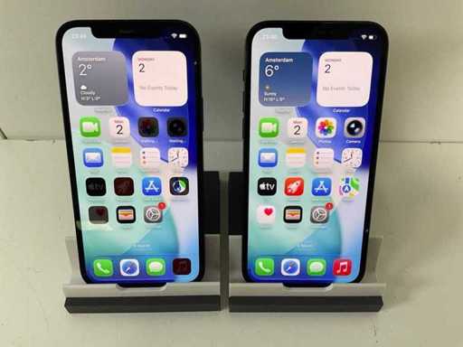 Apple iPhone 12 - 128 GB - Black (2x)