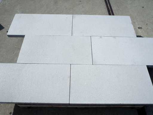 Concrete tiles for the garden (approx. 61.4m²)