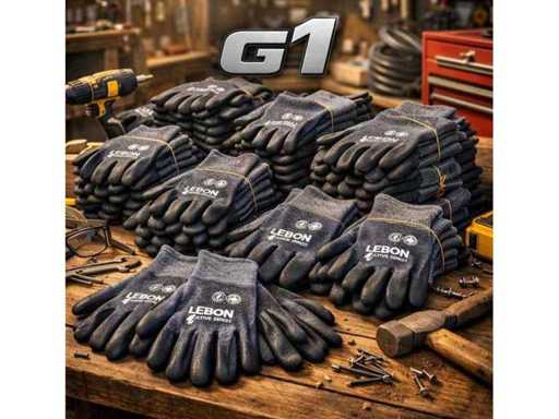 Set aus 40 Paaren Designer-Arbeitshandschuhen in zufälligen Größen 