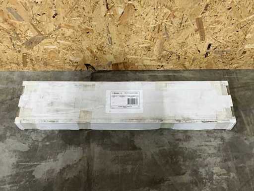 Raminex Shelf prostokątne, hartowane przezroczyste szkło 800x150x8mm wyłącznie. Zdobywcy (23x)