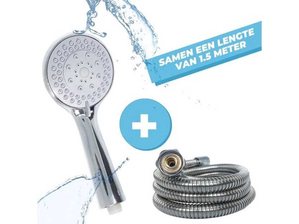 7 Pieces Shower Head with 150cm Hose TS-003S