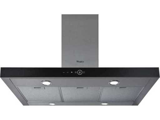 Whirlpool AKR504IX eiland afzuigkap met motor en ledverlichting