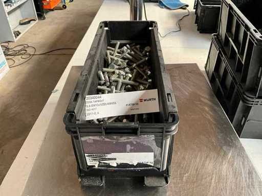 Würth 9.93kg Hex Stud M8x55 in stackable tray