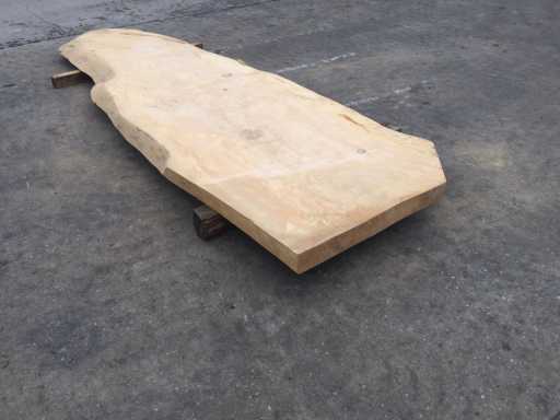 Baumstamm-Tischplatte Zeder 2800 x 900 x 80 mm 
