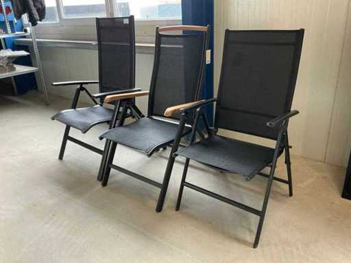Diverses chaises de jardin (3x)