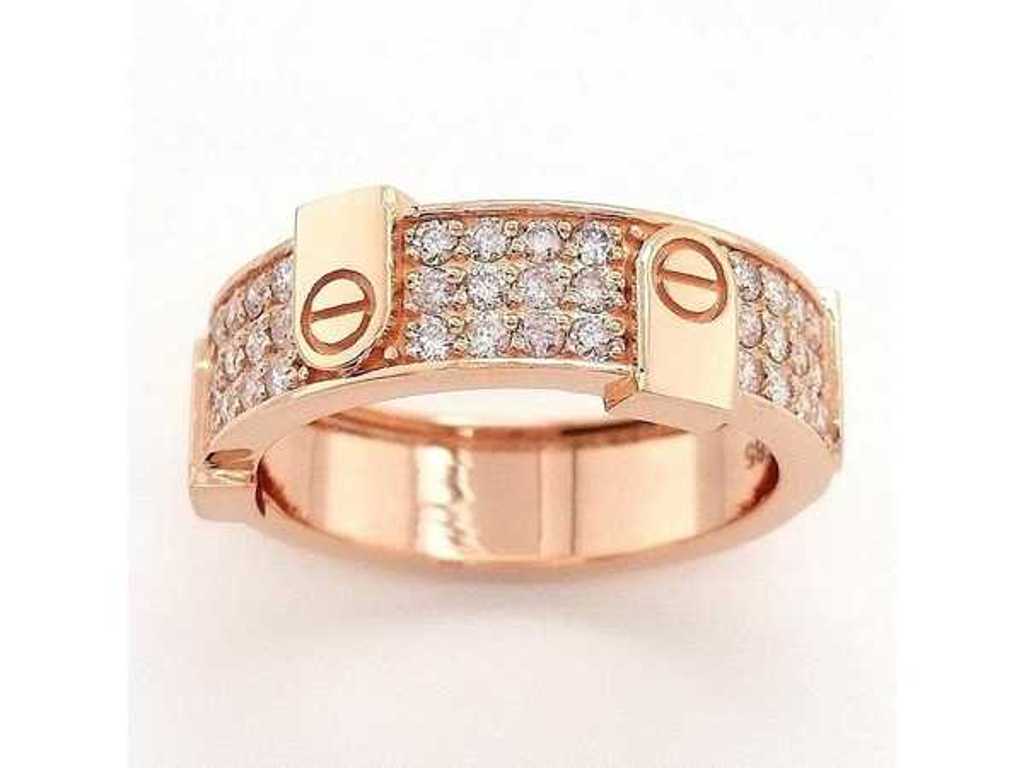 Luxury Ring Very Rare Natural Pink Diamond 0.48 carat