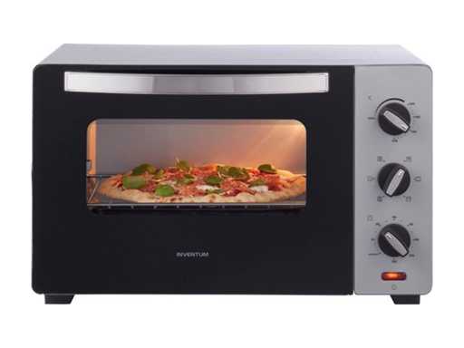 Inventum OV307S - Freestanding convection oven - Rotisserie - 30 liters - 1600 watt - 6 programs - Silver