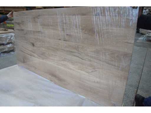 1x blat de masă din stejar masiv 2m00