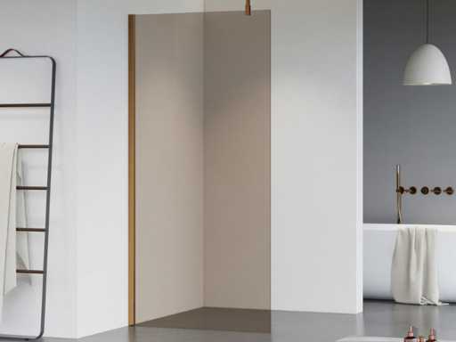 Galeria Fortifura SW797930 Duș walk-in, sticlă afumată 30x200 cm