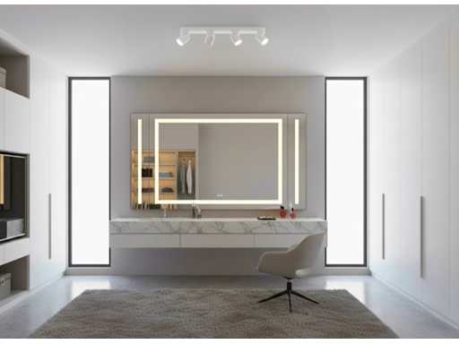 GU10 Fixture spot montat la suprafață cu 4 capete rotativ (6x)