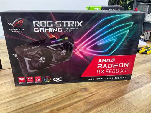 ROG AMD RX 6600 XT Videokaart
