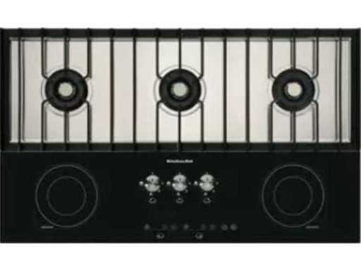 KitchenAid - KHMS 9010/I - hob, Stainless steel Built-in Combi 5 zone(s)