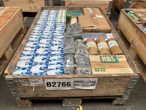 194 kg net bearings from several brands