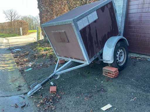 Rimorchio professionale per cani 750KG 