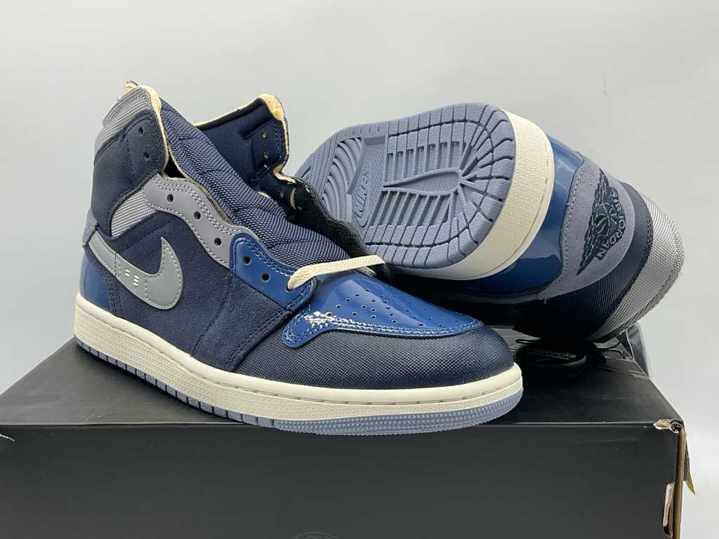 Nike Jordan 1 Mid Craft Obsidian French Blue Ashen Slate White