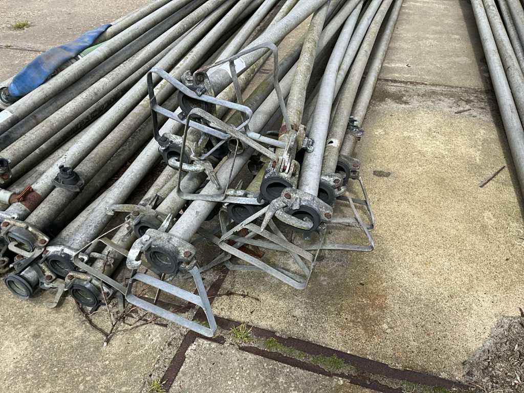 Batch of irrigation pipes.