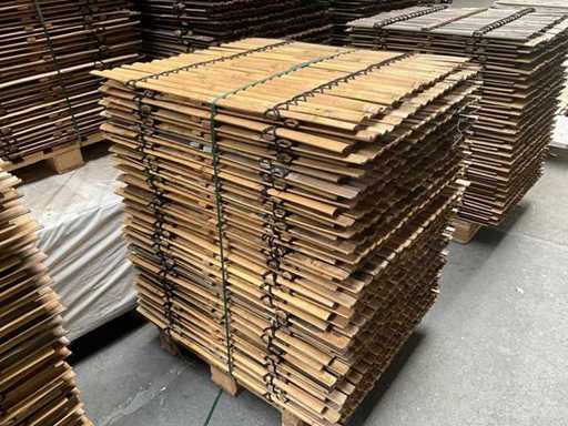 Bamboo - Fence Giant Natural - Tali - 900x1000 mm (45 m2) = 1 pallet - Slatted screen (50x)