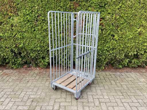 Conteneur roulant avec frein (4x)