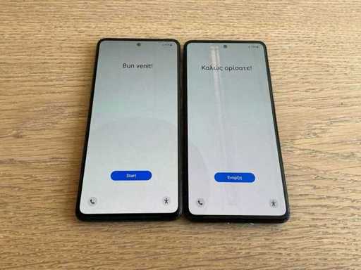 Samsung Galaxy A51 Mobiltelefon (2x)