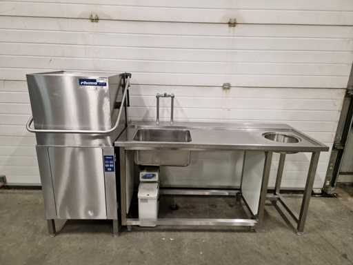 Rhima - Lavastoviglie e tavolo da lavoro con lavello