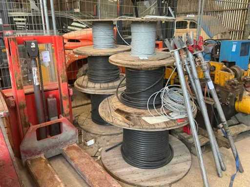 Installationskabel auf einer Rolle (6x)
