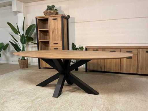 Tavolo da pranzo ovale Lazio