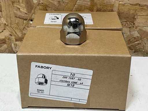 Fabory RVS dopmoer M18 (20x)
