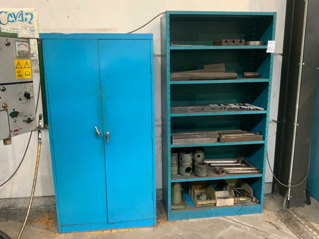 Workshop cabinet with contents (2x)