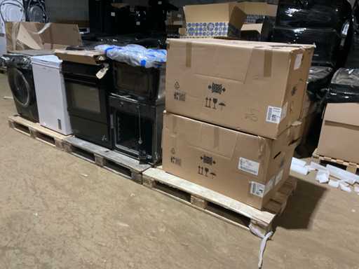 Ladung weißer Waren