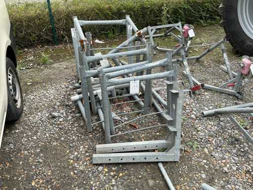 Diverse hulpstukken voor hijsframe