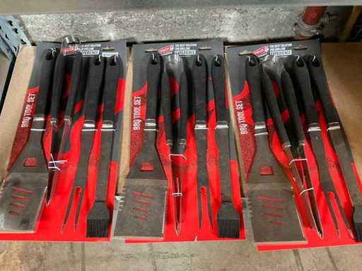 Set de unelte Prof BBQ, 4 piese (3x)