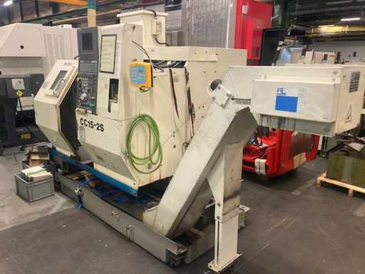 OKUMA LCC15 2S CNC Lathe Controlled Okuma OSP-U100L