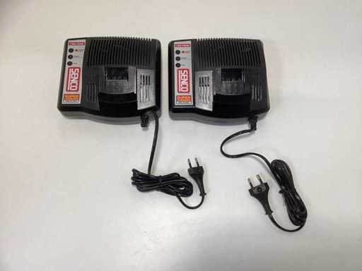 (2x) Ładowarka baterii Senco VB0026 - Superładowarka - 9,6V do 24V