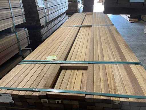 Guyana Ipé slats Planed 3350x40x27mm (159x)