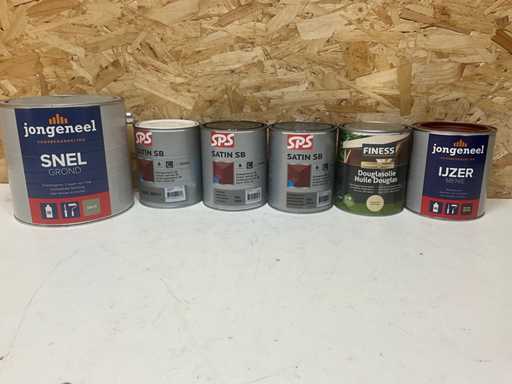 SPS Finess Jongeneel Varie bombolette di vernice (6x)