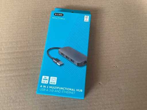 Q-link 4 în 1 hub USB 3.0 (120x)