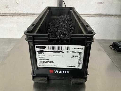 Würth 8.30 kg Plaatschroef bolverzonken kop 3,5 x 19 in stapelbare bak