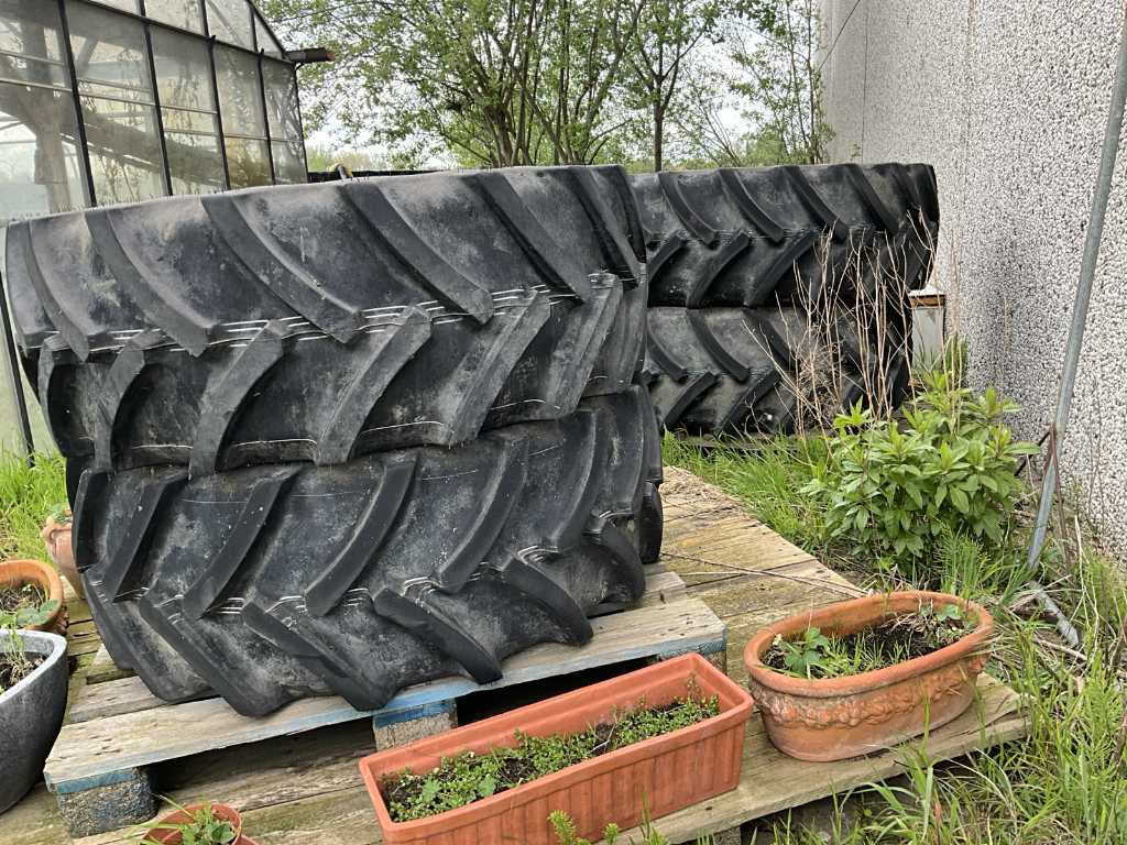 Tractor tyres Mitas; 4 pieces