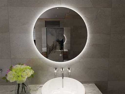 Giro - 38.4401 - Spiegel rond 80 cm + LED