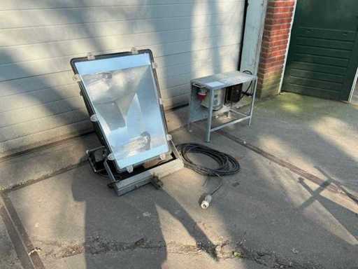 Lumière de chantier avec onduleur